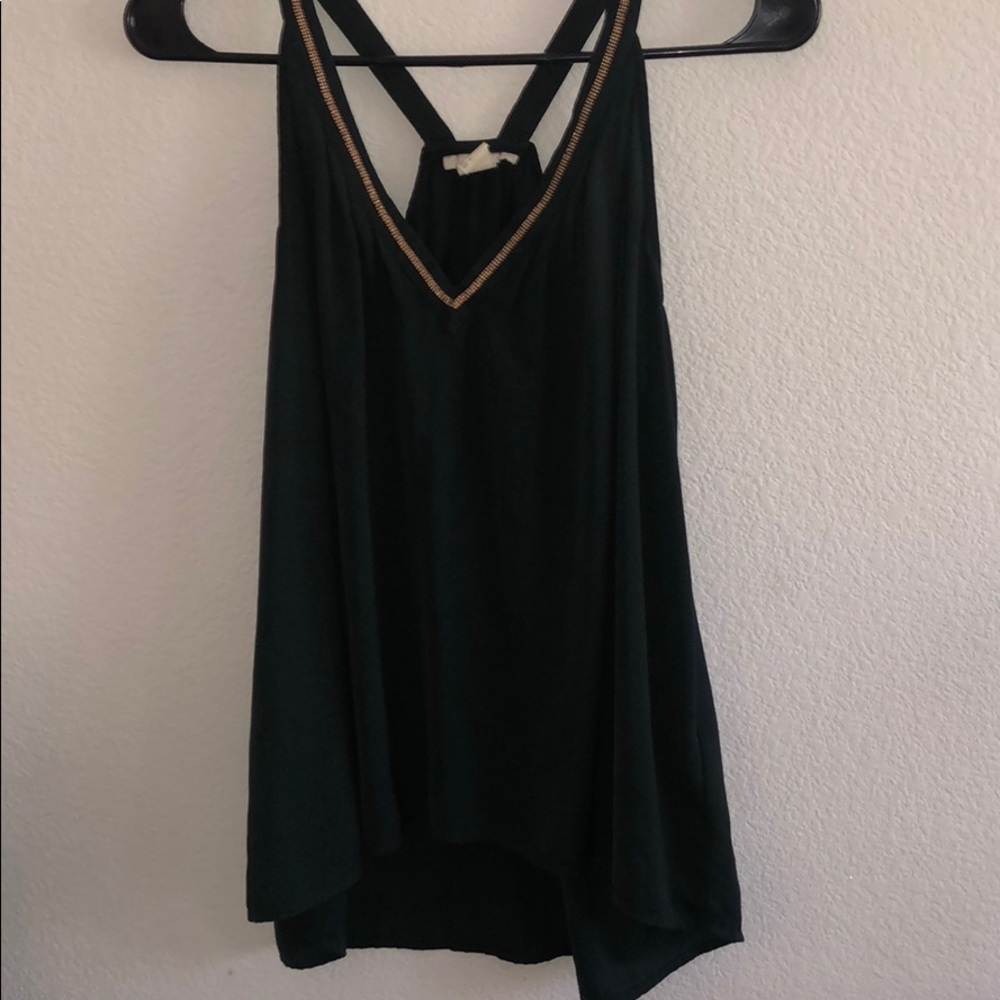 Green blouse